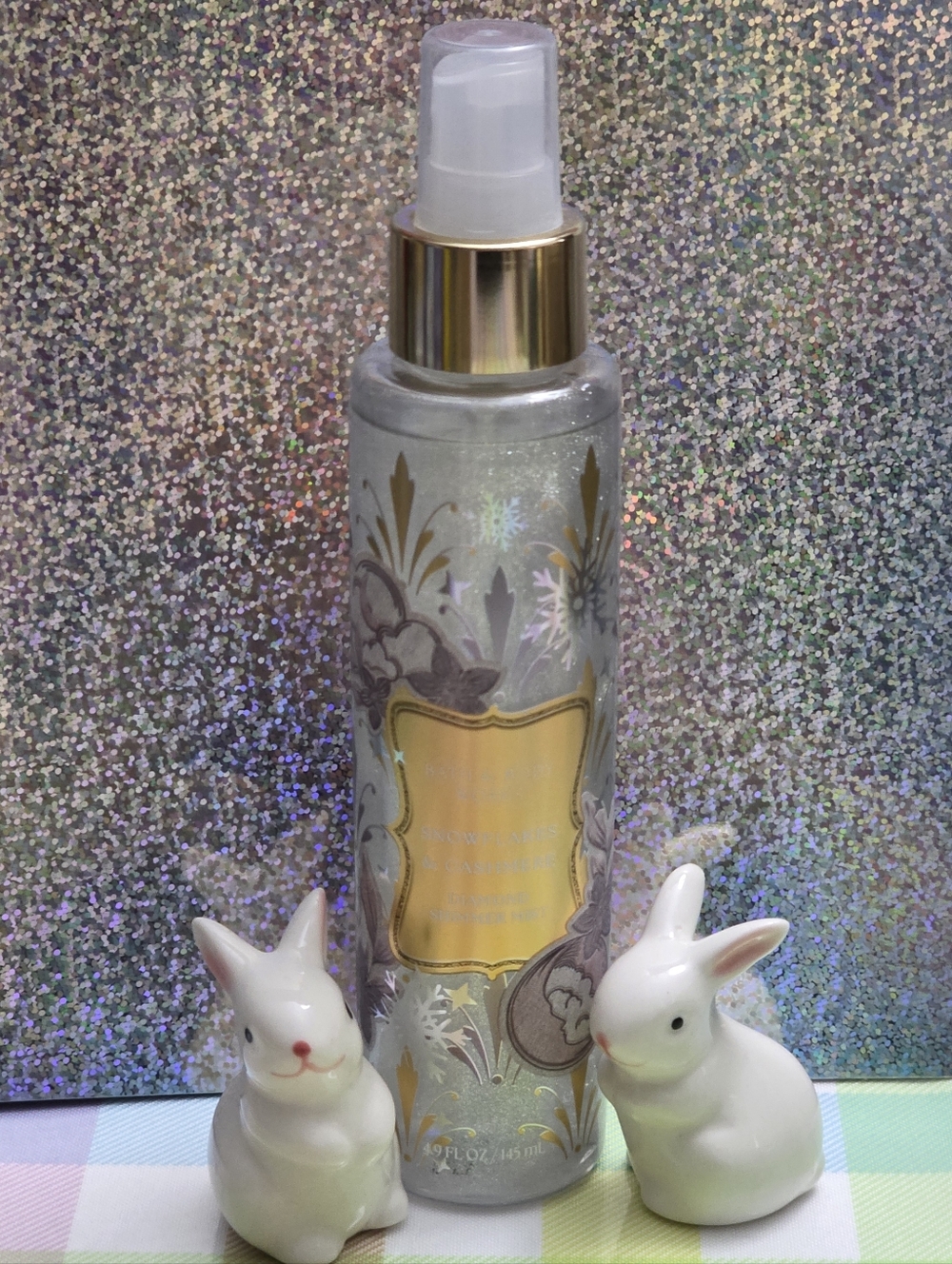 Bath & Body Works Snowflakes & Cashmere Diamond Shimmer Mist NEW Rare